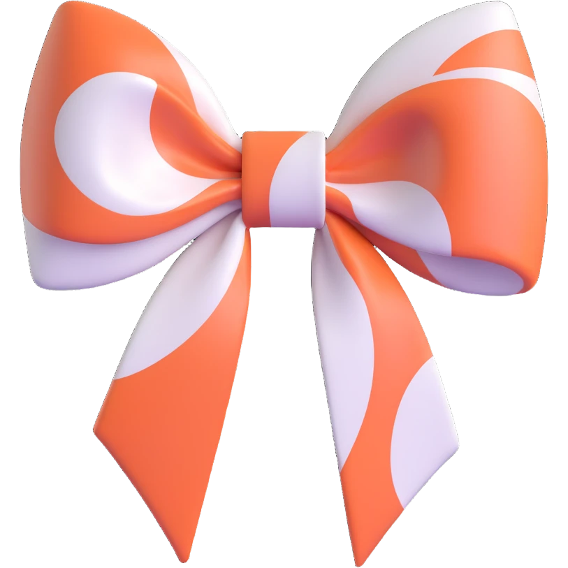 marble bow emoji
