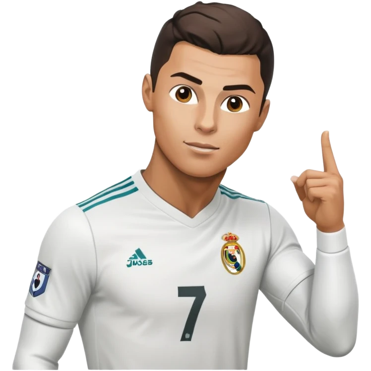 Cristiano Ronaldo haciendo el Siuuuuuuuuu  emoji
