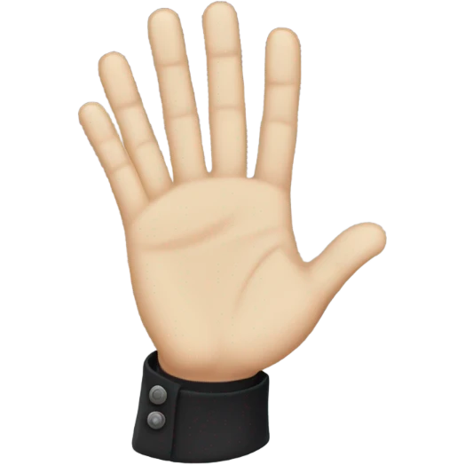 Hand like from Addams family emoji