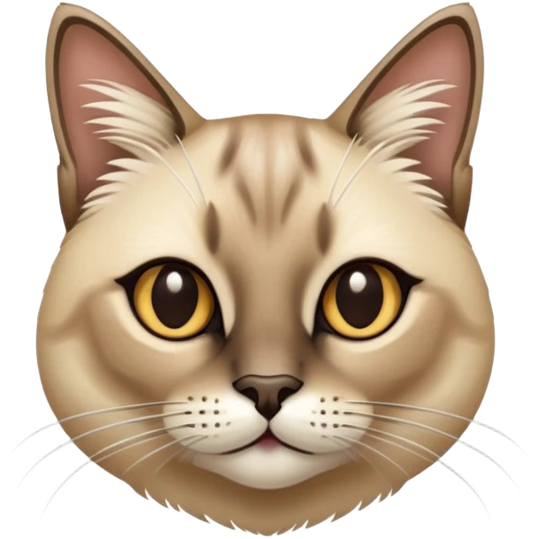 Siamese tabby cat  emoji