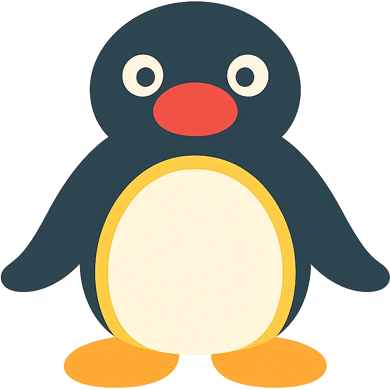 Pingo character as a color icon with clean lines emoji