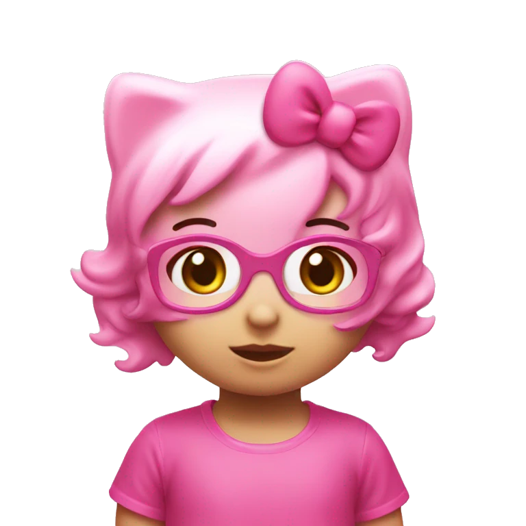 hello kitty pink emoji