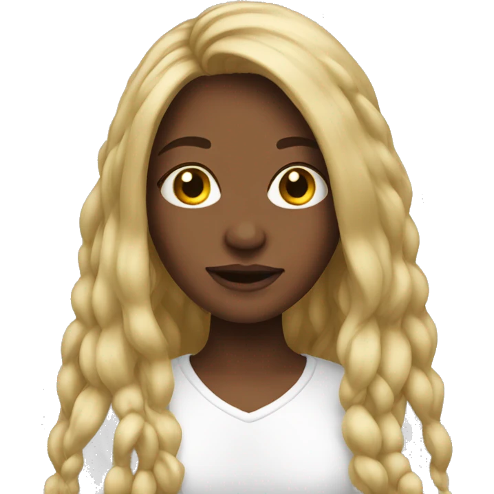 girl long hair emoji