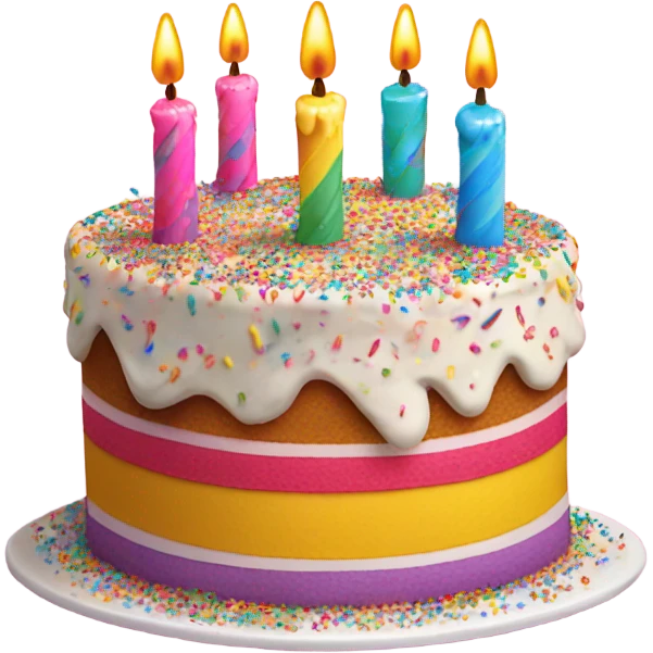Birthday cake emoji