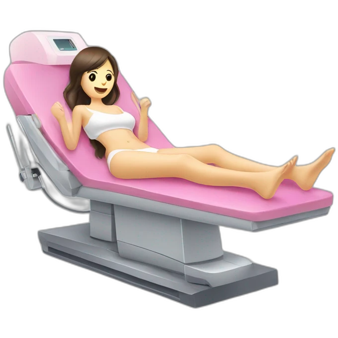 Laser epilation emoji