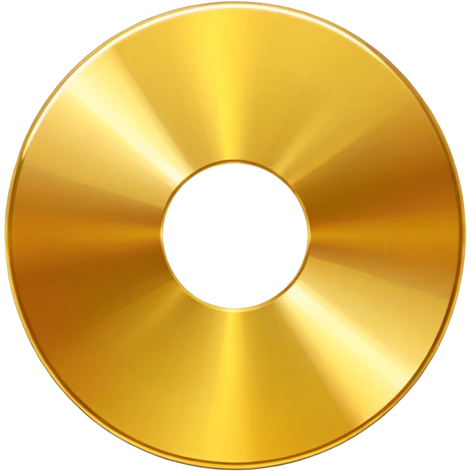 gold CD emoji