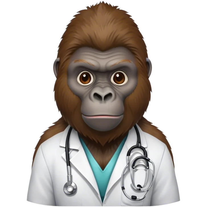 Doctor gorilla emoji