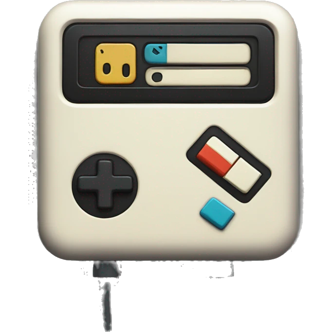 handheld retro switch conso emoji