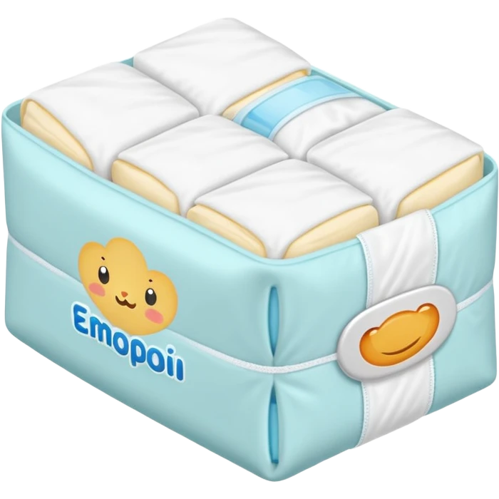 Diaper pack – folded diapers emoji