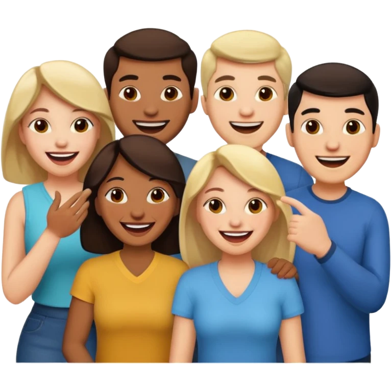 6 people, 4 men and 2 women emoji