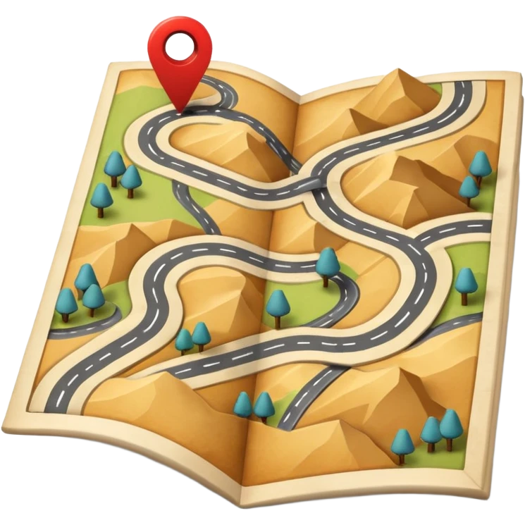 road map emoji