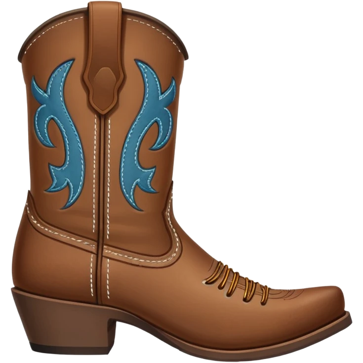 Western boots for left foot emoji
