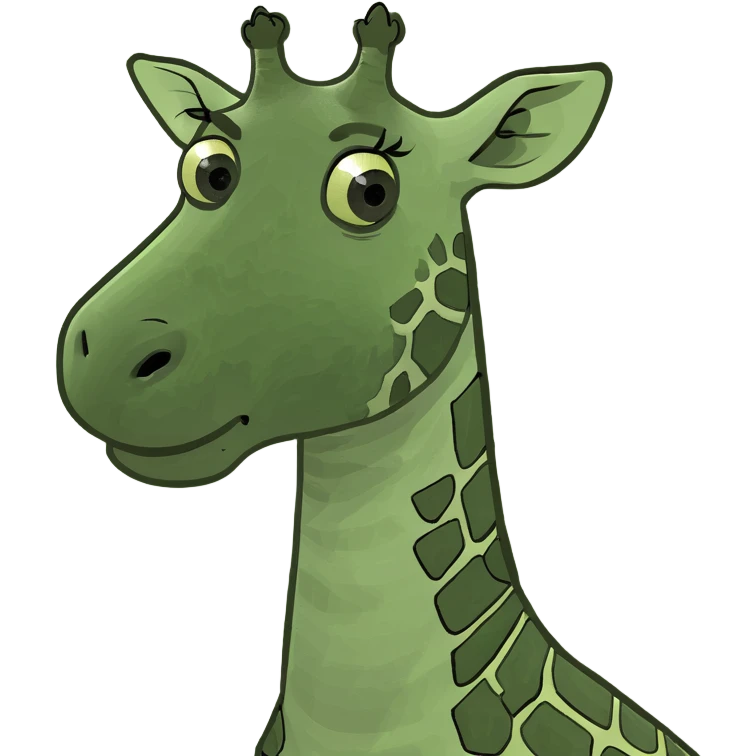 Spotless giraffe emoji