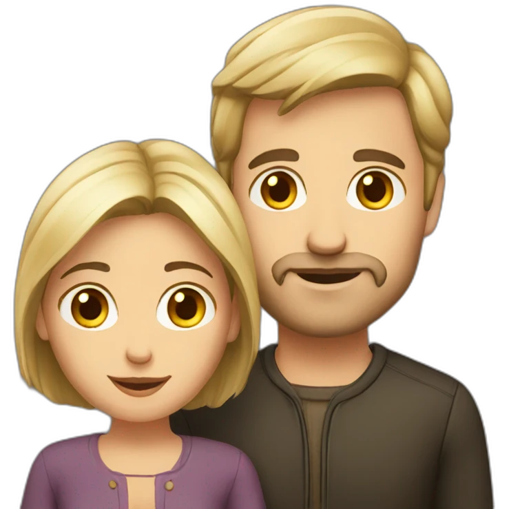 European couple emoji