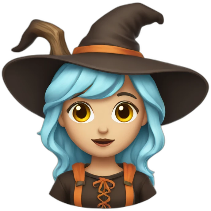 Witch fawn emoji
