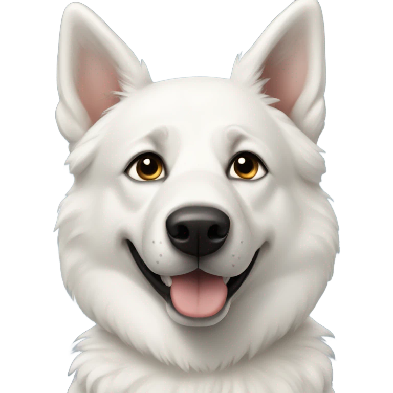 white german shepherd husky emoji