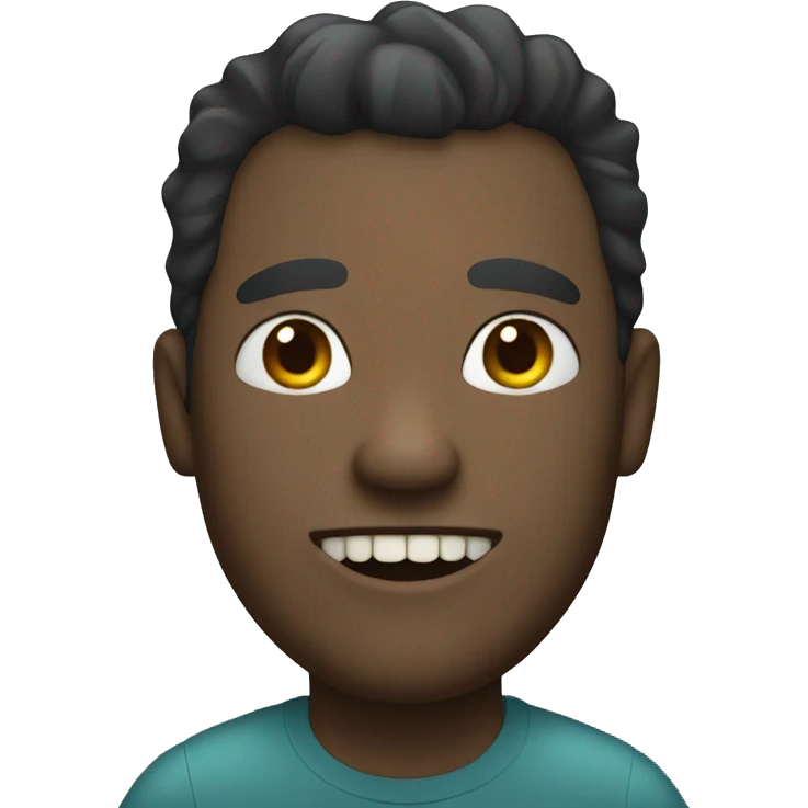Man with shark teeth emoji