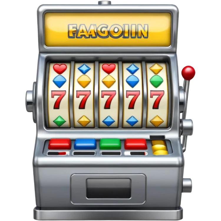 Slot machine, las vegas emoji