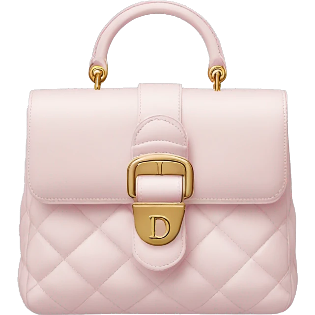 Christian Dior light pink bag emoji