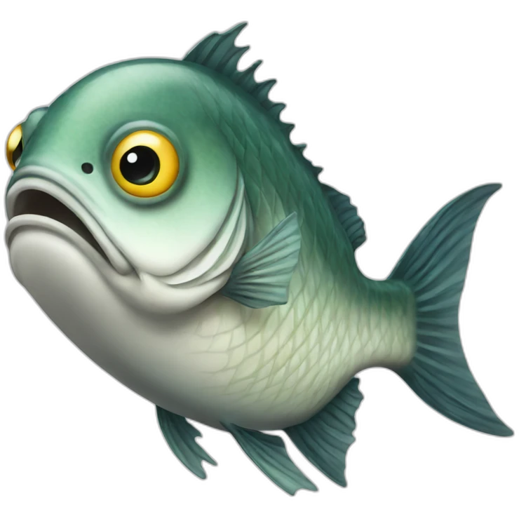 Stinky fish emoji