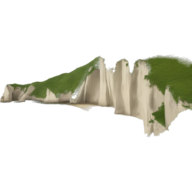 Falaises bretonnes emoji
