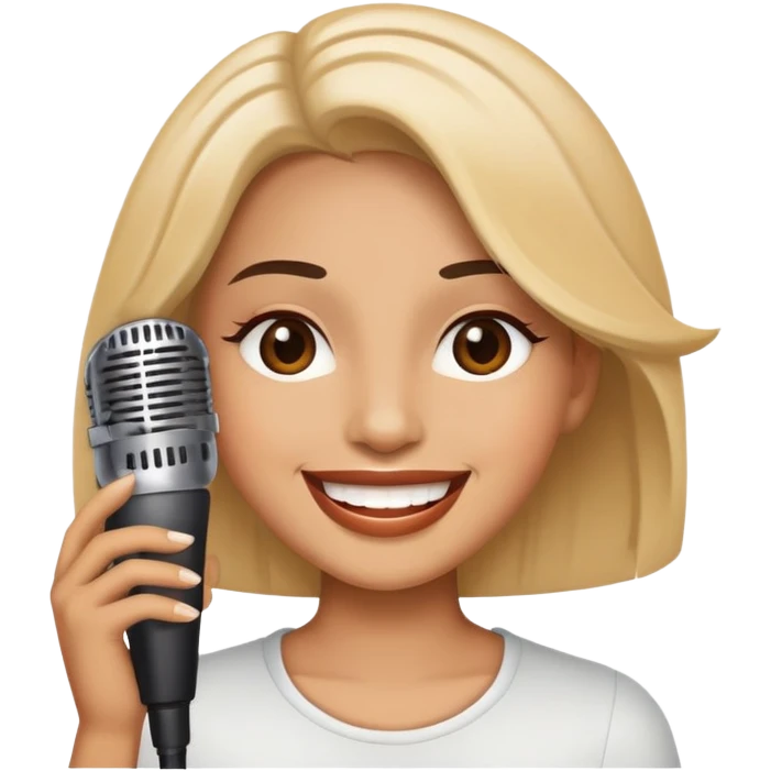 Singer emoji