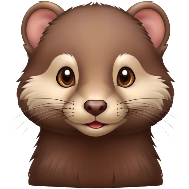 cute mink emoji