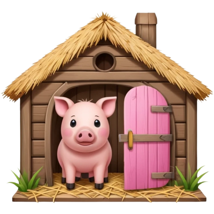 pig hut emoji