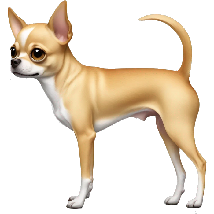 Chihuahua wearing high heels emoji