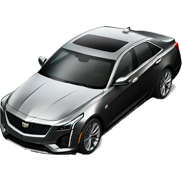 Cadillac ct5 sedan black emoji