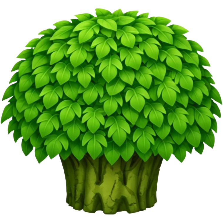 create a dnd style bush.png using 48x48 pixels size emoji