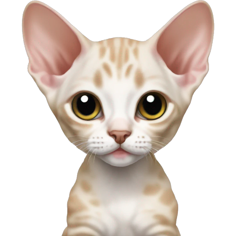 Devon rex kitten emoji