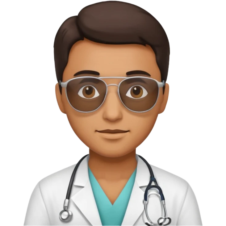 doctor with sunglasses emoji
