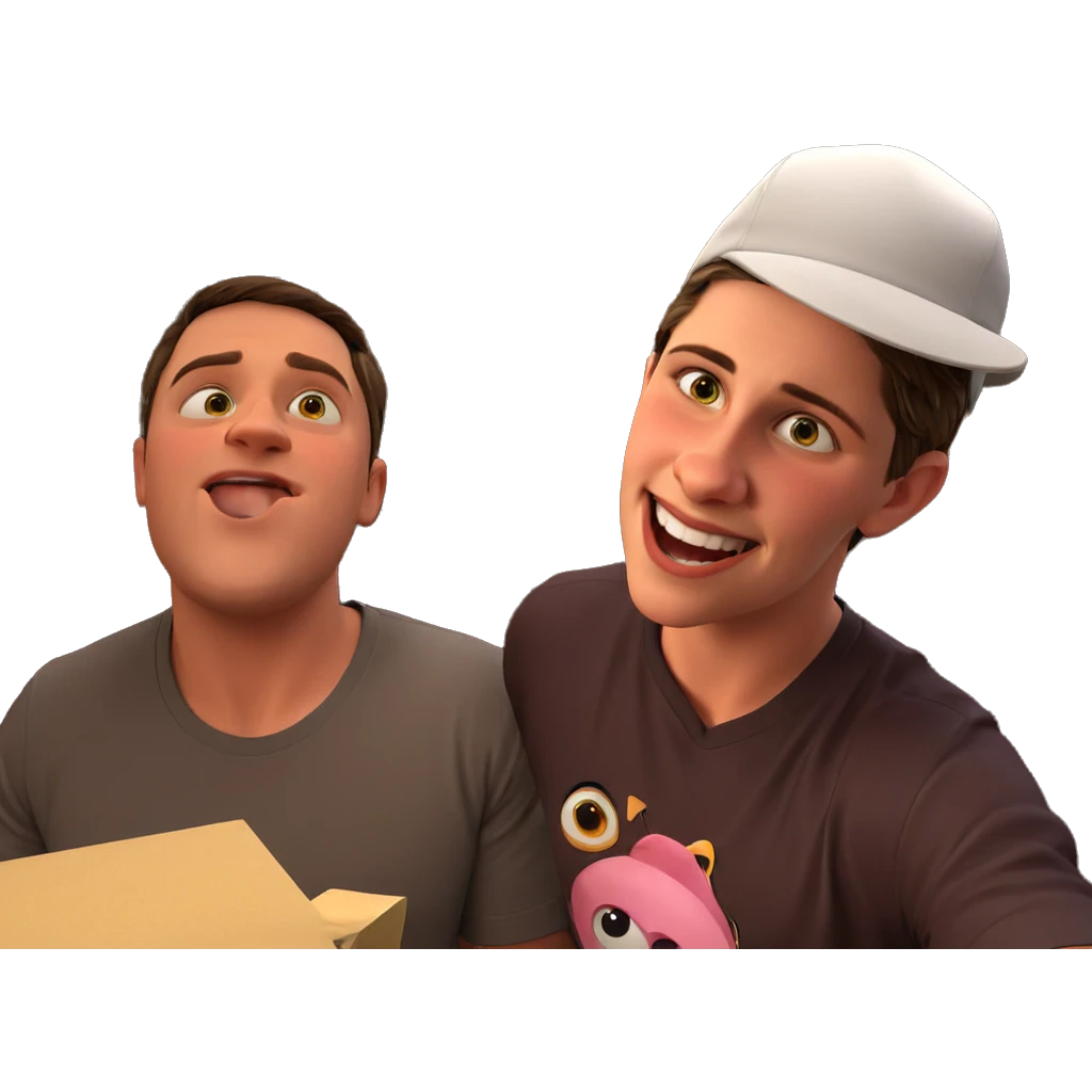 boys having fun indoors emoji