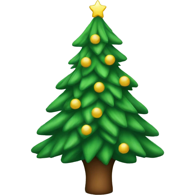 Christmas tree emoji