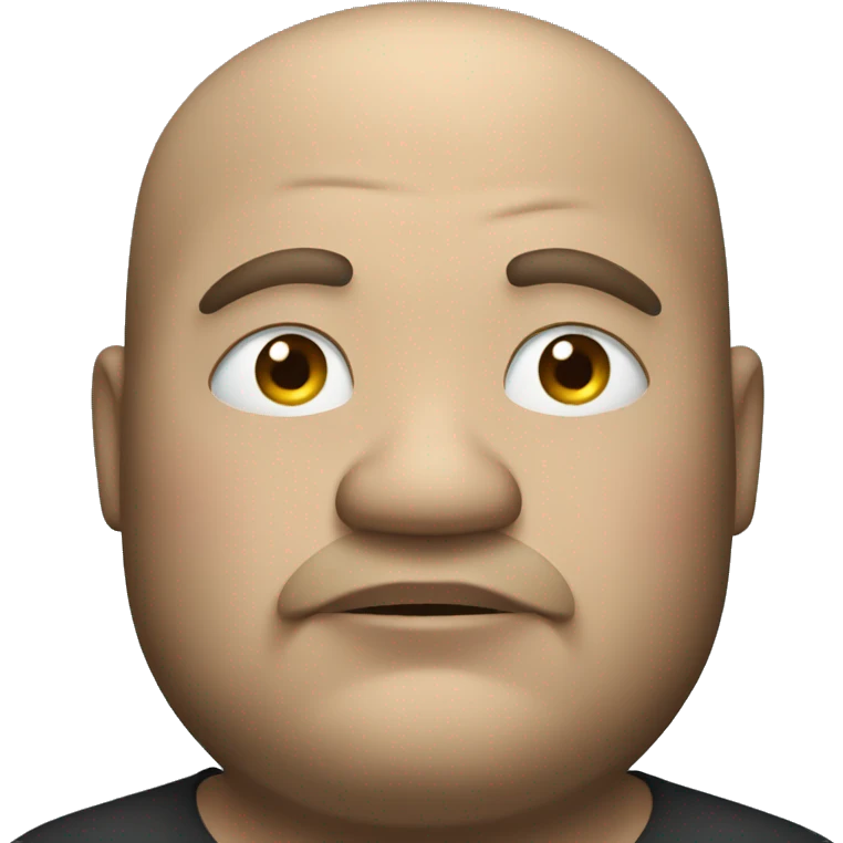 fat man with a shark face  emoji