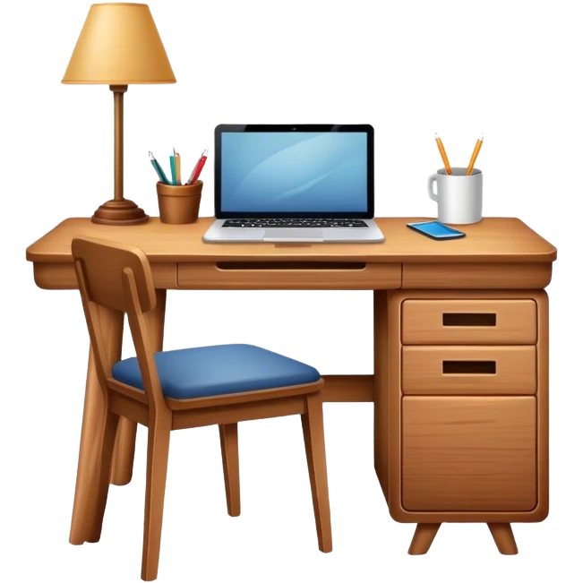 home office desk emoji