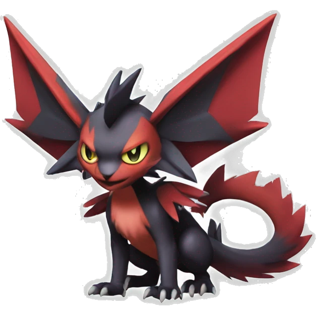 Noivern-Litten-Zoroark full body emoji