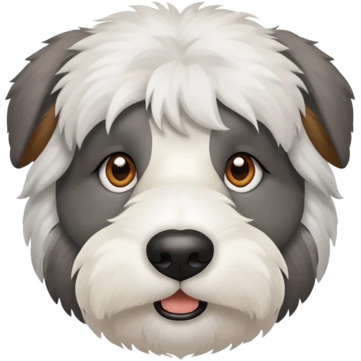 Perro viejo pastor inglés emoji