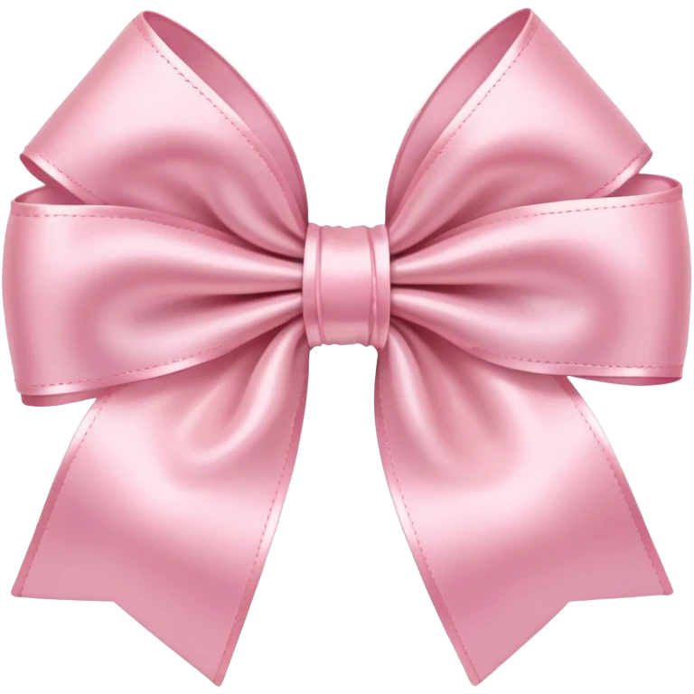 pastel pink bow emoji