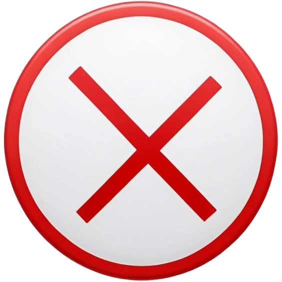 Random sign red lines  emoji