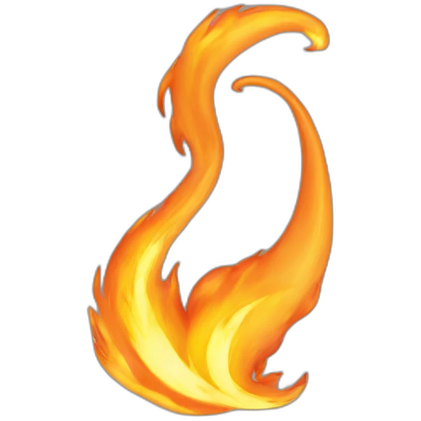 charmander tail flame emoji