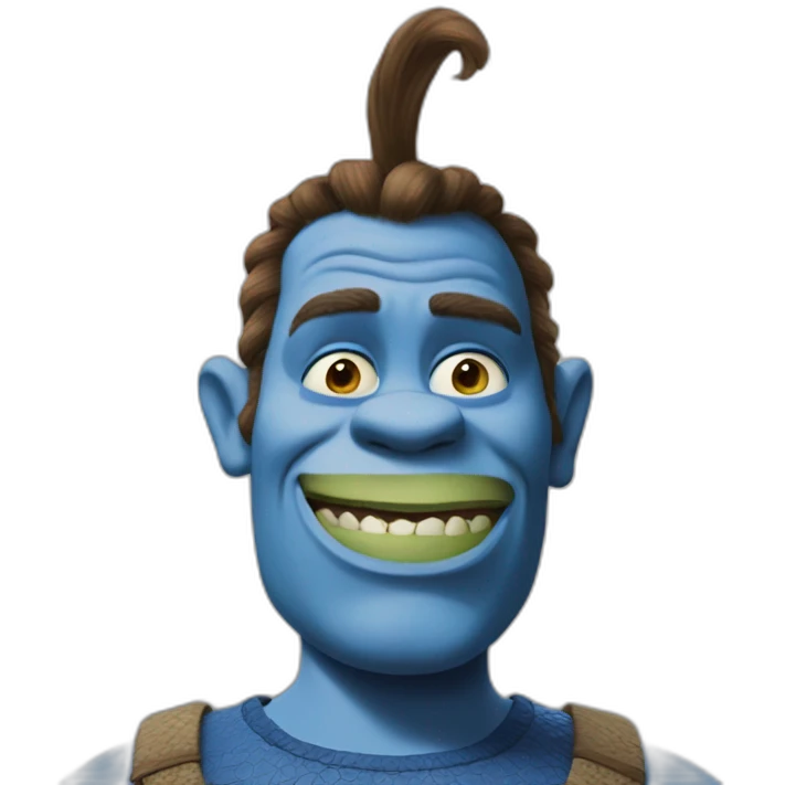 blue-shrek emoji