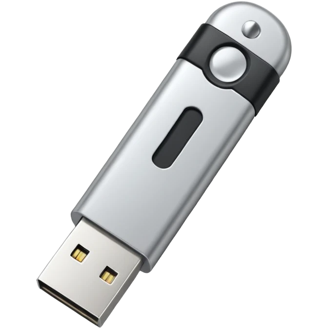 USB flash drive emoji