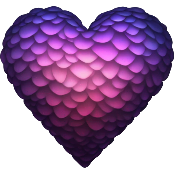 dark warm iridescent SCALE heart emoji