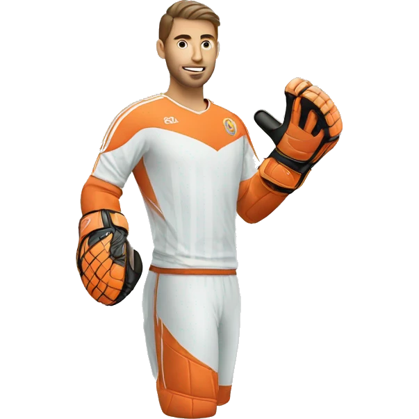 goal keeper He wears gloves  emoji