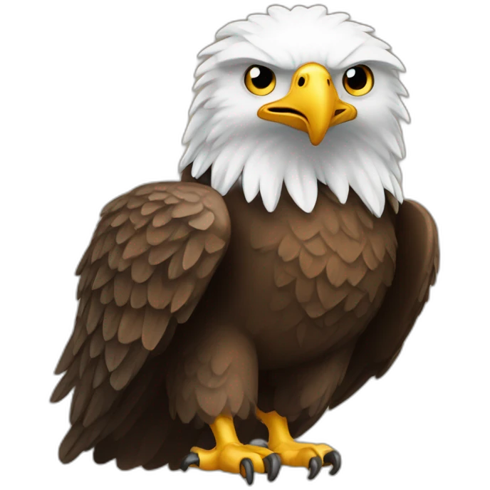 An eagle that carries the word FOREVER _RAC emoji