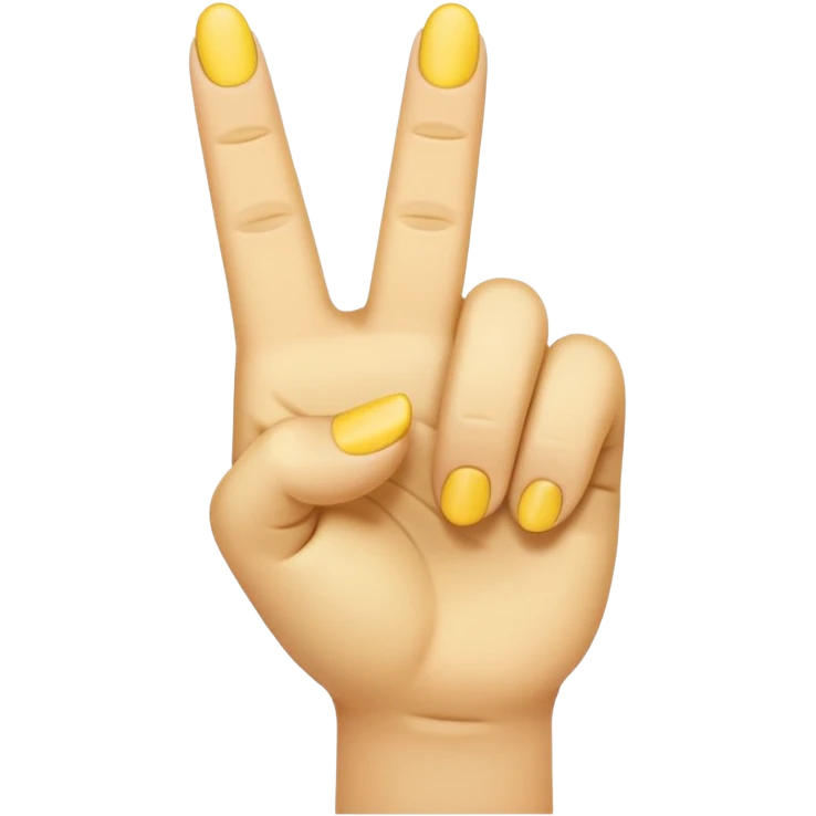 yellow finger emoji, index finger extended, remaining finger folded, pointing to someone, poking hand emoji