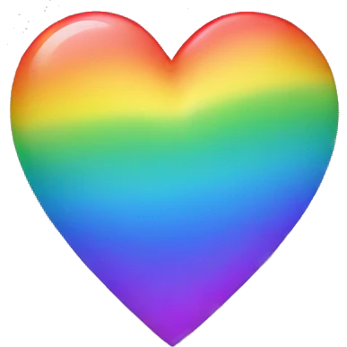 rainbow heart emoji