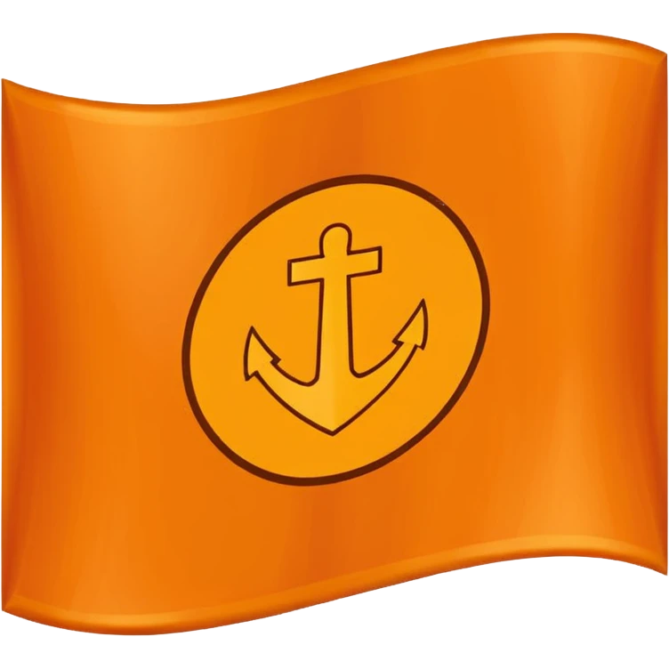 Make emoji use orange flag and 🪯 thise emoji,emoji fit in flage this 🪯 emoji